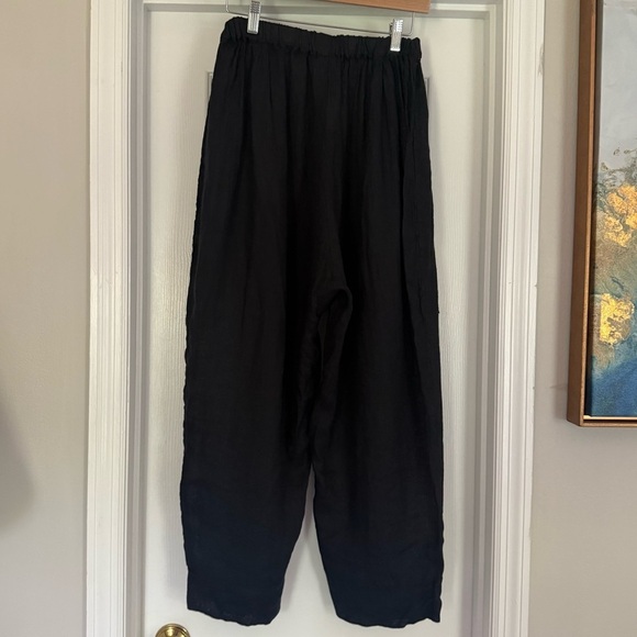 NWT CP Shades Puket Black 100% Linen Harem Pant Small - Picture 4 of 7